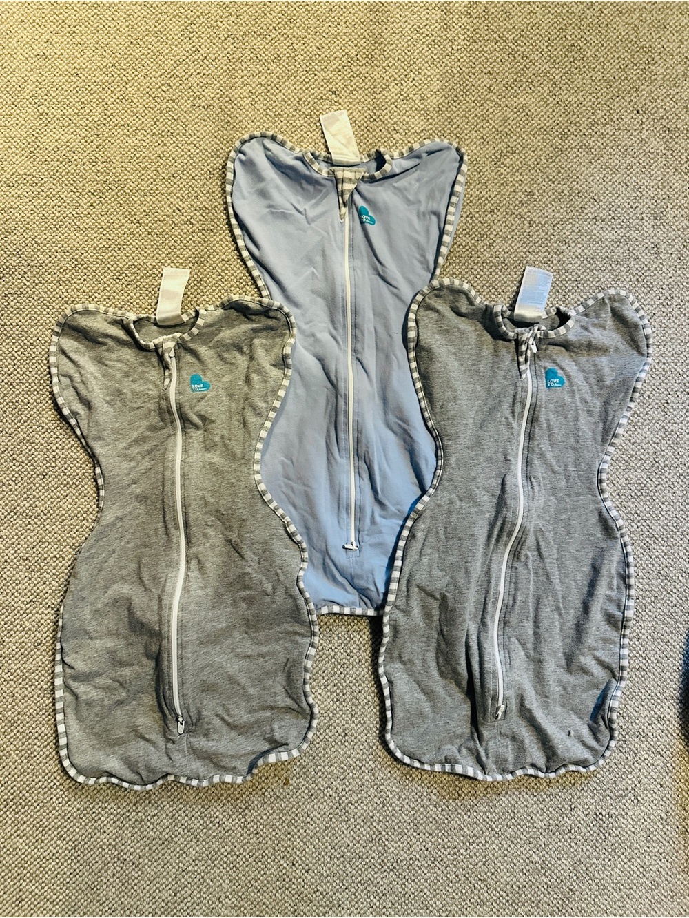Lot of 3 Love to Dream Sleep Sacks size small